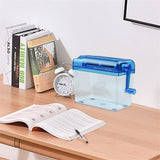 A6 Mini Hand Shredder Paper Strip Cross Cut Desktop Micros Manual Crank File Small Cutter hine Document Tool Office