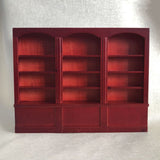 1:12 Dollhouse Multifunctional Bookshelf Miniature Bookcase Furniture Decorative Accessories