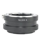 NIK-EOSR Lens Adapter Ring For Nikon Manual F Lens To Canon EOSR RP R5 R6