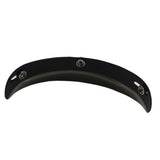 Universal Black 3-Snap Motorcycle Helmet Peak Lens Open Face Sun Shade Visor Shield