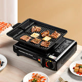 Camping BBQ Stove Cooking Tools Portable Cassette Furnace Barbecue Accessories Cartridge Cooker Outdoor Gas Burner
