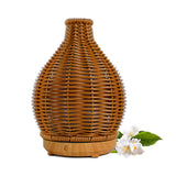 1pc aroma diffuser, Rattan Look Essential Oil Diffuser with Waterless Auto Shut-off Protection for Aromatherapy and Humidification