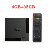 X96 MATE Android 10.0 Smart TV 4GB RAM 64GB ROM Allwinner H616 2.4G/5.0G WiFi BT5.0 4K HDR Media Player Set Top Box
