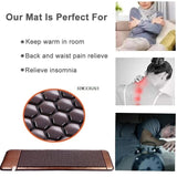 Pads Natural Tourmae Mattress Germanium Stone Heating Mat for Back Pain Relief with Controller Show Temp