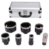 M14 Dia Set Tiles Glass 25/35/45/50/65/75Mm With 25Mm Finger Bits, Tile Drill For Angle Grinder