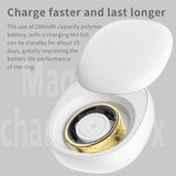 Smart Ring Men Women, Heart Rate and Blood Oxygen Monitor, 5ATM Waterproof, Multi-sport Mode,Photo Control Brush Video