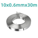 304 Stainless Steel Reel Multi-Purpose Locking Cable Tie Tooth Buckle Connector for Electric Pole Sign Board Pipee