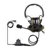 RETEVIS EHK007 mounted Electronic Pickup Noise Reduction for Hearing Protection K Head Tactical Earphones IPX4