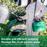 Battery Powered Garden Electric Sprayer - 1.32 Gallon/5L, USB Rechargeable, Handle with Telescopic Wand, 2 Mist Spray