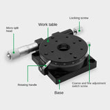 High precision R-axis precision manual rotary platform sliding table precision bearing linear table bearing 9.8N 40mm RSP40-L
