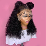 Short Curly Women Pre-Pulled Brazilian Curls Lace Front Wig