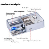 5.5/6.5/8mm Infrared Electric Cigarette Rolg hine Dual Tobacco Filg Bin Roller Injector Make DIY Smoking Accessories