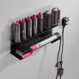 Wall-Mounted Bracket Curg Wand/Hair Dryer Easy Installation Storage Shelf Organizer For Bathroom Hair Styg Tool