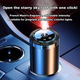 Fragrance Humidifier 5 Modes Scent Air Odor Eliminator Long Lasting Universal Car Diffuser With Digital Display