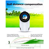 600m Handheld Monocular Golf Laser Rangefinder 8X High-definition Hunting Range Finder Telescope Distance Measurement Tool