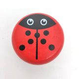 Ball Cute Animal Prints Wooden Yoyo Ladybug Kids Yo-Yo Creative Yo Toys for Children