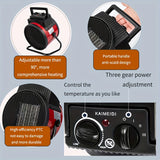 1pc, 2500W Fast Heating Air Heater, Two-level Heat Adjustment, Ceramic Heater Fan, Suitable For Spaces From 200 Square Feet To 500 Square Feet, Allowing Heat To Quickly Fill The Entire Room, Suitable For Living Rooms Bedrooms Study Rooms And Offices