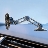 Magsafe Magnetic Car Phone Bracket Metal Car Navigation Holder Foldable Stand for Iphone 14 13 12 11 Pro Max Samsung S23 Xiaomi