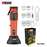 2024New WMARK NG-9006 Oil Head Electric Clipper 10000-9000 Speed Charging with LCD Digital Display Hair Trimmer