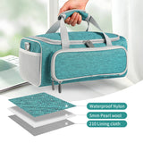 For Carrying Case Waterproof Travel Storage Multi Pockets Tote Bag for Cricut Joy Xtra Smart Cutting hine