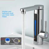 Electric Kitchen Instant Faucet Heater Hot Cold Dual-use Tankless Water Quickly Heating Tap with LED Display
