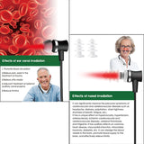 Portable Tinnitus Ear Therapy 650nm Laser LLLT Irradiation Earplugs Os Media Deafness Nose Rhinitis Sinusitis Treatmen