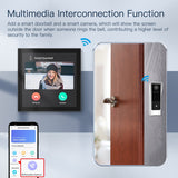 1 Piece Tuya Smart Touch Screen Control Panel 4 Inches Central Control For Intelligent Scenes Built In Alexa