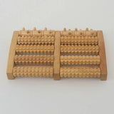 Portable Roller Foot Wood Massage Point Rubbing Reflexology Pressure Relief Massager Spa Anti Cellulite Care Tools