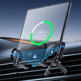 Car Vent Air Outlet Mount Double Coil Design Navigation Bracket For Straight Screen Mobile Phone