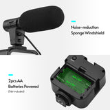 Andoer Vlog Kit Table Tripod Phone Holder with Cold Shoe Microphone LED Video Light Remote Shutter