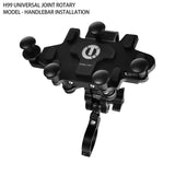 ESLNF Cellphone Aluminum Alloy Bike Mobile Phone Holder Bracket 360°Adjustable Installation Cycg Accessories