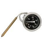 304 Stainless Steel Pizza Electric Oven Bread Kiln Thermometer Pointer Display 500 Degrees Temperature Gauge