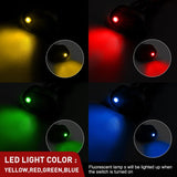 50PCS LED Lighted Rocker 12V Illuminated ON Off Toggle 30A 3Pin SPST Oval Shaped Switch 12mm Hole for Car Truck