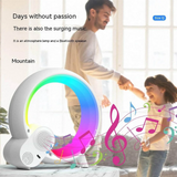 Smart Wake Up Night Light with App Remote Control Sunrise Alarm Clock Speaker White Noise Sleep Ambient Table Lamp RGB Desk Lamp