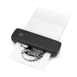 Versatile Portable A4 Thermal Transfer Printer - Wireless & USB Connectivity, Supports Multiple Paper Sizes