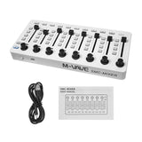 Controlle Mixing Console with 43 Knobs 8 Push Buttons BT Connection Battery/Type-C Power Supply USB MIDI