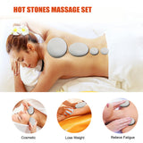 Natural Jade Stone Set Handmade Marble Body Arm Back Foot Promotes Blood Circulation Relieves Pain Massage Tools
