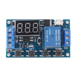 10X HW-521 Digital Time 1 Way Relay Trigger Cycle Timer Delay Switch Circuit Board Timing Control Module