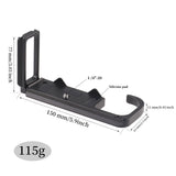 Universal Vertical Shot L Plate Dslr Camera L Bracket for Ronin GH6 L Shape Bracket Vertical Shooting Quick Release Plate