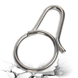 Keyring Titanium Quick Release Keychain Convenient Accessory Gift Men Key Chain Holder For Bag Belt & Car