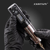 Ambition Soldier Wireless Tattoo Pen Machine Battery with Portable Power coreless Motor 1950mA/h Battery 40Pcs Cartridge Needle