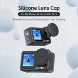 Silicone Cap Lens Case Accessories For DJI Osmo Action5 Pro