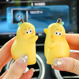 Ornaments Cute Resin Car Decoration Doll Mini Auto Interior Dolls Dashboard Accessories Women Gifts For
