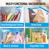 Kitchen Sealer Set Vacuum Bags Food Reusable Packages Freezing with Hand Pump Bag for Sous Vide