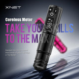 Wireless Tattoo Machine Pen Coreless Motor 2400mAh Lithium Battery with Stroke 3.5/4.0mm for Tattoo Body Artist