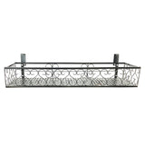 Iron Hanging Shelf Basket - Planter Pots Stand Holder for Balcony, 1-Tier