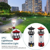 Outdoor sun resin, rotating headlights, garden, PAISE, decorative lights, warning lights