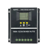 50A 60A 70A 80A 90A 100A MPPT Charge Controller 12V 24V 36V 48V Auto Solar Panel Charger Regulator for Lead-acid/Lithium