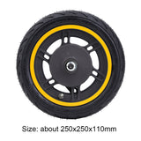 Electric Scooter Front Wheel Hub for Ninebot Max G30/G30D Kiccooter - 10inch with Vacuum Tire Assembly, Spare Parts
