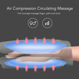 Electric Hand Massage Device - Heat & Air Compression Palm Massager for Beauty. Finger & Wrist Spa Relaxation. Pain Relief Massager